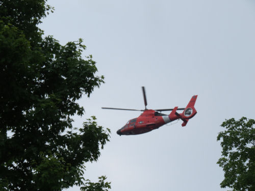 Coast Guard helicopter