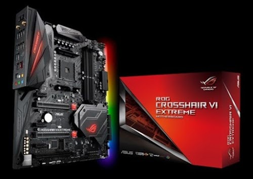 ASUS ROG MERILIS MOTHERBOARD AM4 CROSSHAIR VI EXTREME TERBARU