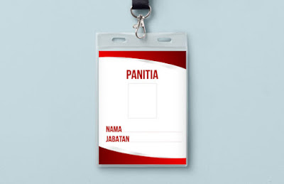 Desain ID Card Minimalis Kosong