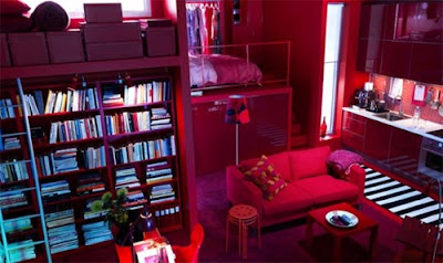 Red Paint Colours for Living Room