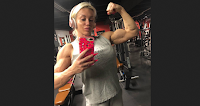 Female bodybuilder muscle woman