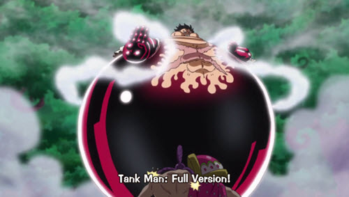 One Piece Episode 806 The Power Of A Full Stomach New Gear Fourth Tankman