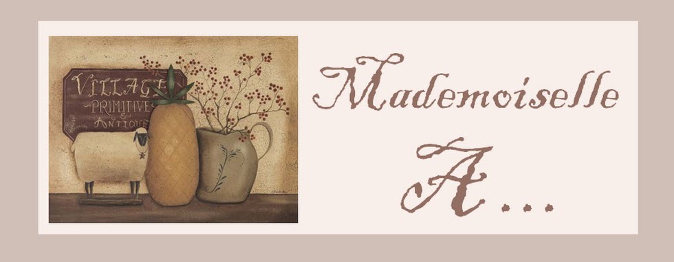 Mademoiselle A brode...