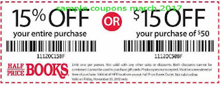 Half Price Books coupons march