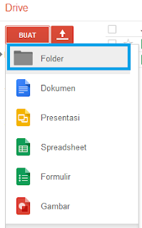 buat folder untuk menyimpan file-file anda