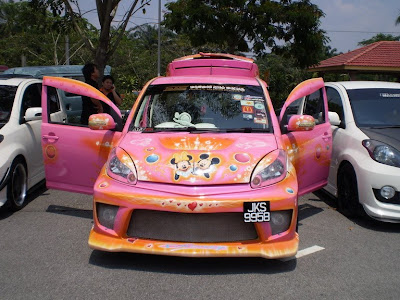 Perodua Myvi mickey mouse