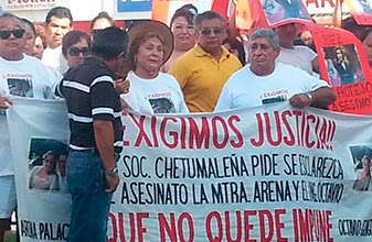 Marcha en Chetumal: exigen Justicia en el caso del doble-homicidio; sospechan parcialidad de Juez