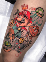 tatuajes de Super Mario
