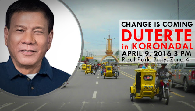 Duterte in Koronadal