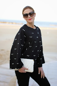 Kenzo eye print kimono sweatshirt, Fashion and Cookies, fashion blogger