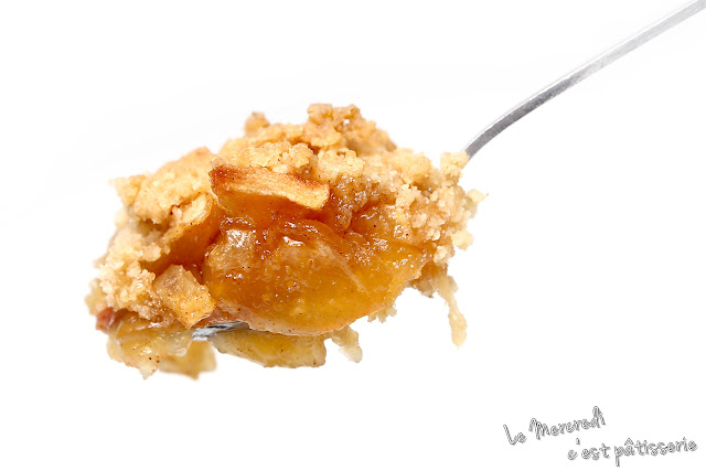 Crumble pommes cannelle