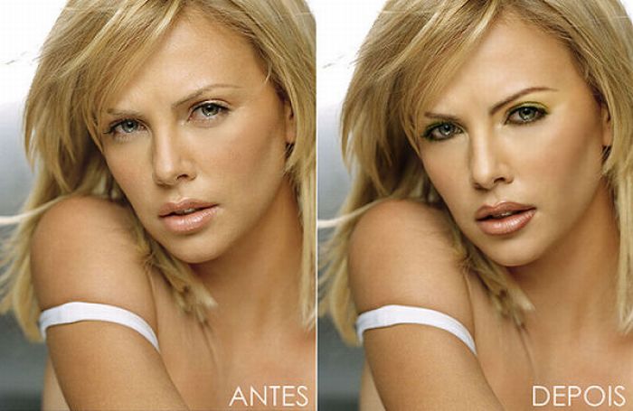 Celebs before and after Photoshopped 47 Pics