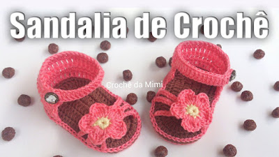 SANDALIA DE CROCHE PARA BEBE PASO A PASO CON VÍDEO TUTORIAL