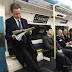 Photos: Humility at its finest, British Prime Minister boards Commuter Train to work