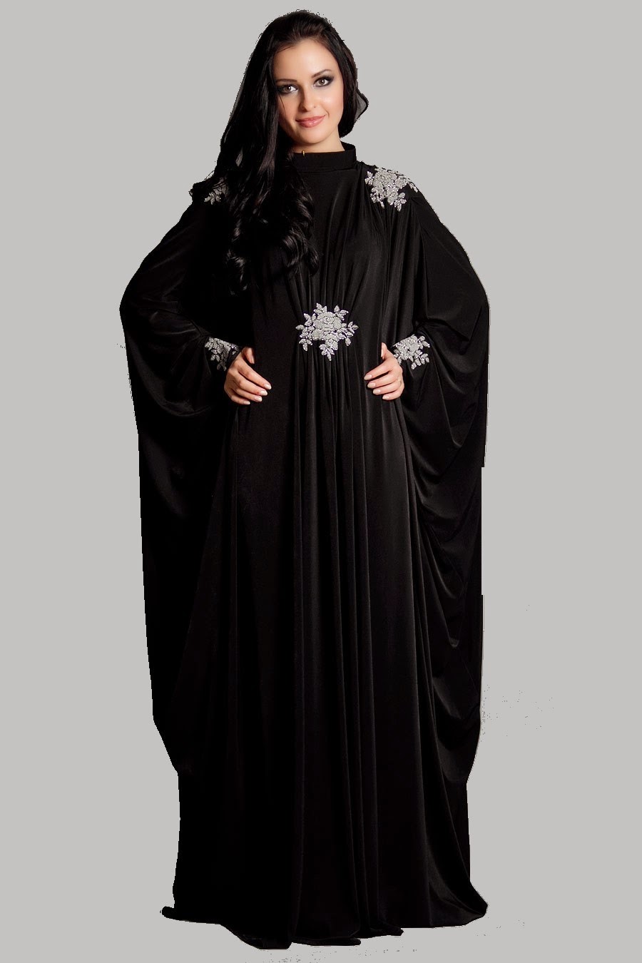 Koleksi Busana Muslim Kaftan Abaya Untuk Wanita Gemuk 