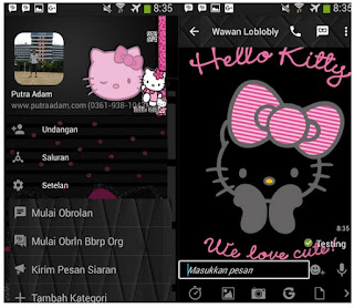  pada kesempatan ini aku akan share BBM MOD terbaru ialah BBM Mod Hello Kitty Terbaru BBM Mod Black & White Hello Kitty v3.2.0.6 Apk Terbaru 2017
