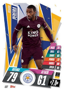 Topps Match Attax 2020-2021 Leicester City Set