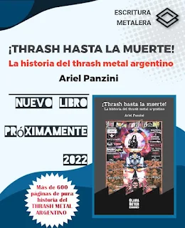 Libro - Ariel Panzini - Thrash hasta la muerte! La historia del thrash metal argentino (2022)