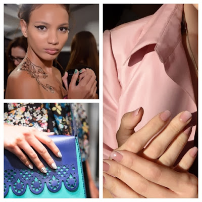 Spring Patterns, Spring 2014 Manicure Trends, Tracy Reese, Zac Posen, Charlotte Ronson