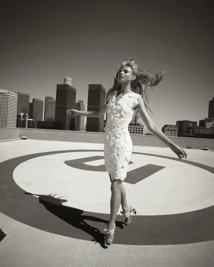 Neiman Marcus Resort 2014 Lookbook featuring Anna Selezneva