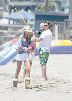 Tori Spelling Malibu Beach Pics