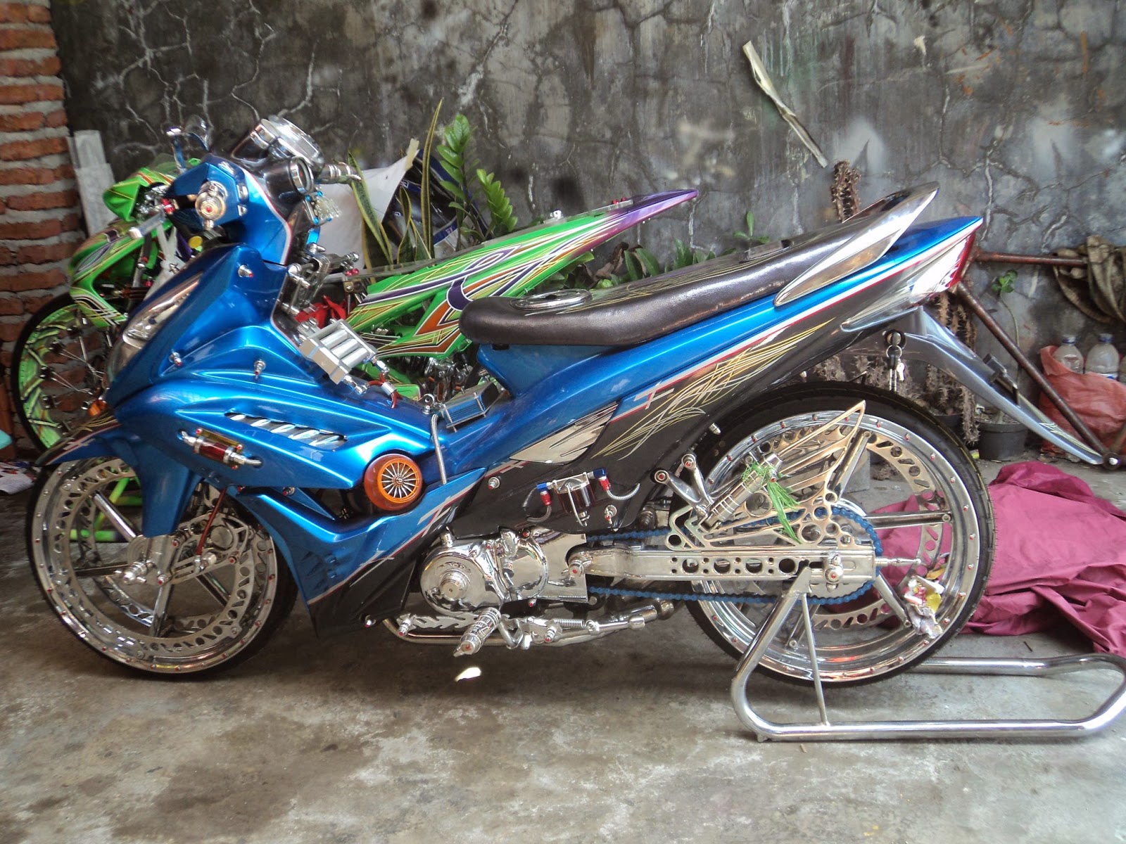 58 Modifikasi Motor Bebek Funky Terbaru Sumped Motor