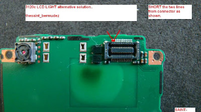 keypad lights okay LCD no light Nokia 3120c  