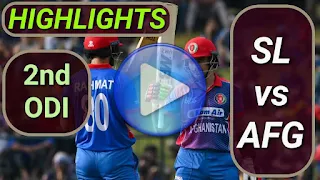 SL vs AFG 3rd ODI