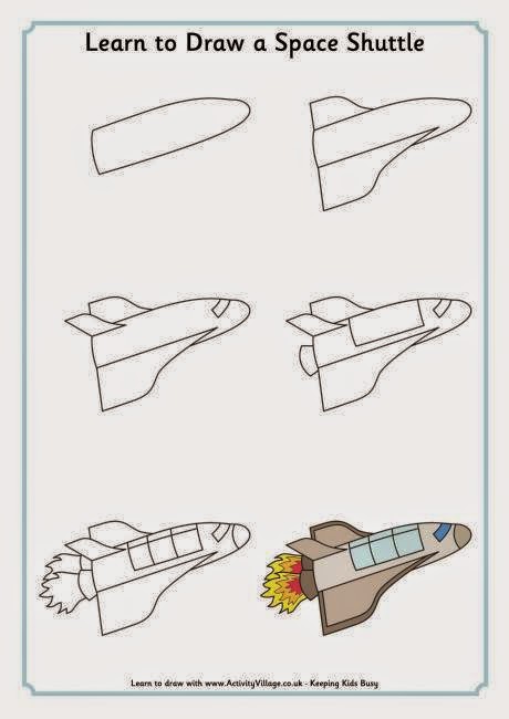  cara menggambar pesawat  jet bagi anak anak 