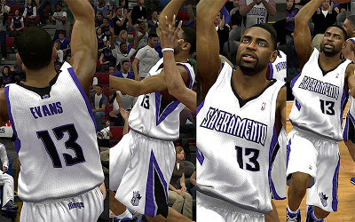 NBA 2K13 Sacramento Kings Home Jersey Patch