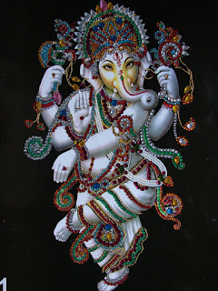 Ganesha with gems.