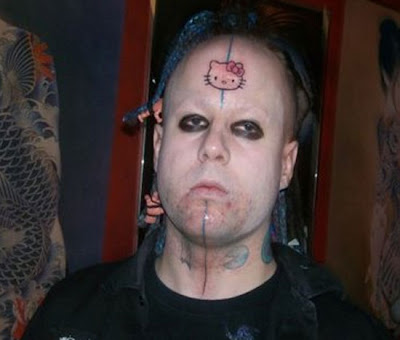 And the award for cutest tattoo on a deranged looking man goes to this guy!