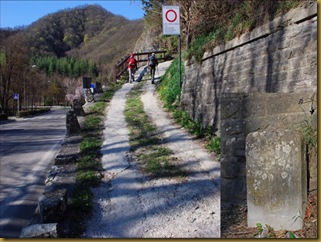 inizio mulattiera di P.Pazza