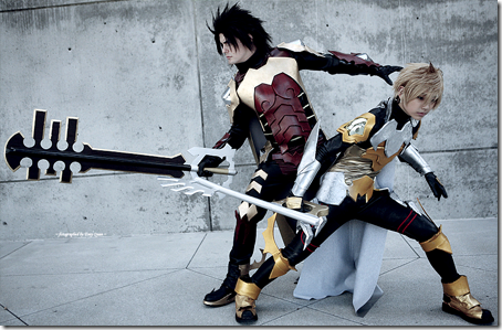 kingdom hearts: birth by sleep cosplay - terra and ventus aka ven