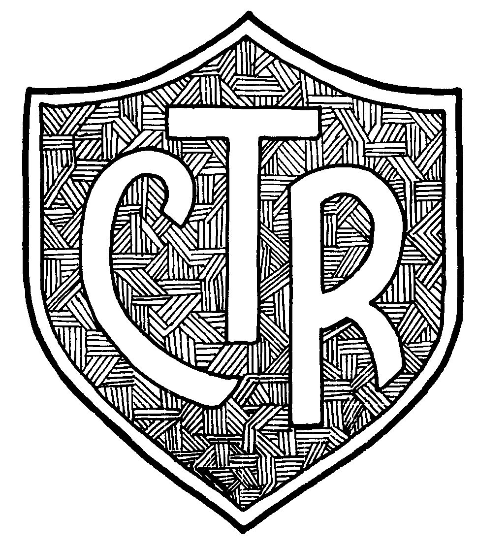 CTR Shield Coloring Page - Free Printable Coloring Pages for Kids