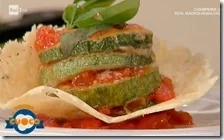 Parmigiana scomposta di zucchine
