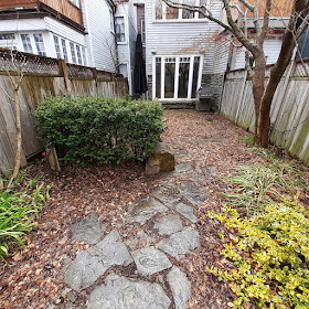 Toronto 2020 Back Garden Spring Cleanup Before in Riverdale by Paul Jung Gardening Services--a Small Toronto Gardening Company