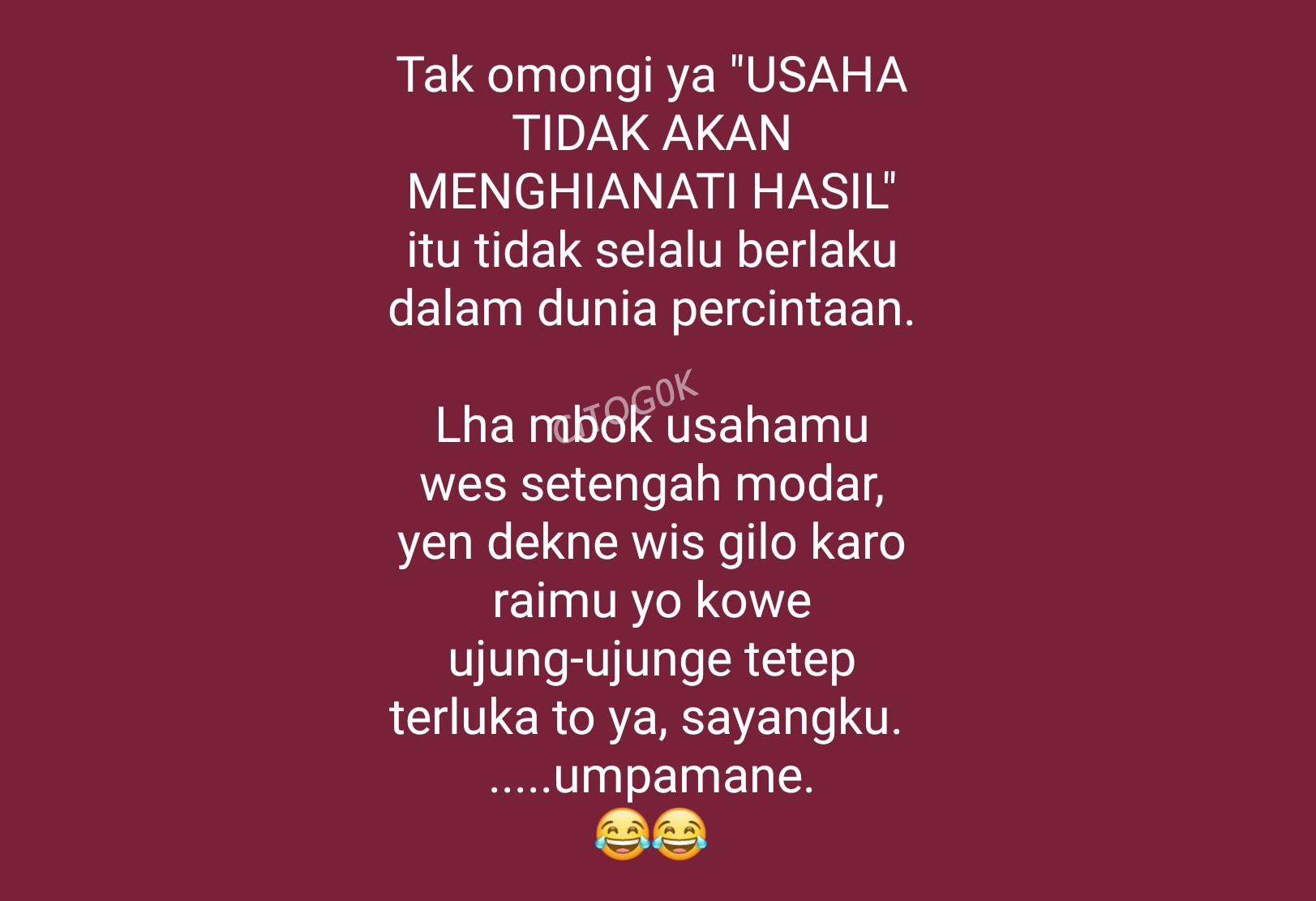 Kata Kata Quotes Jawa Lucu Cikimm Com