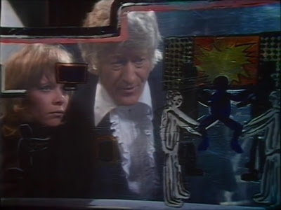 The Doctor and Jo study the history of a once-great, now primitive civilization.