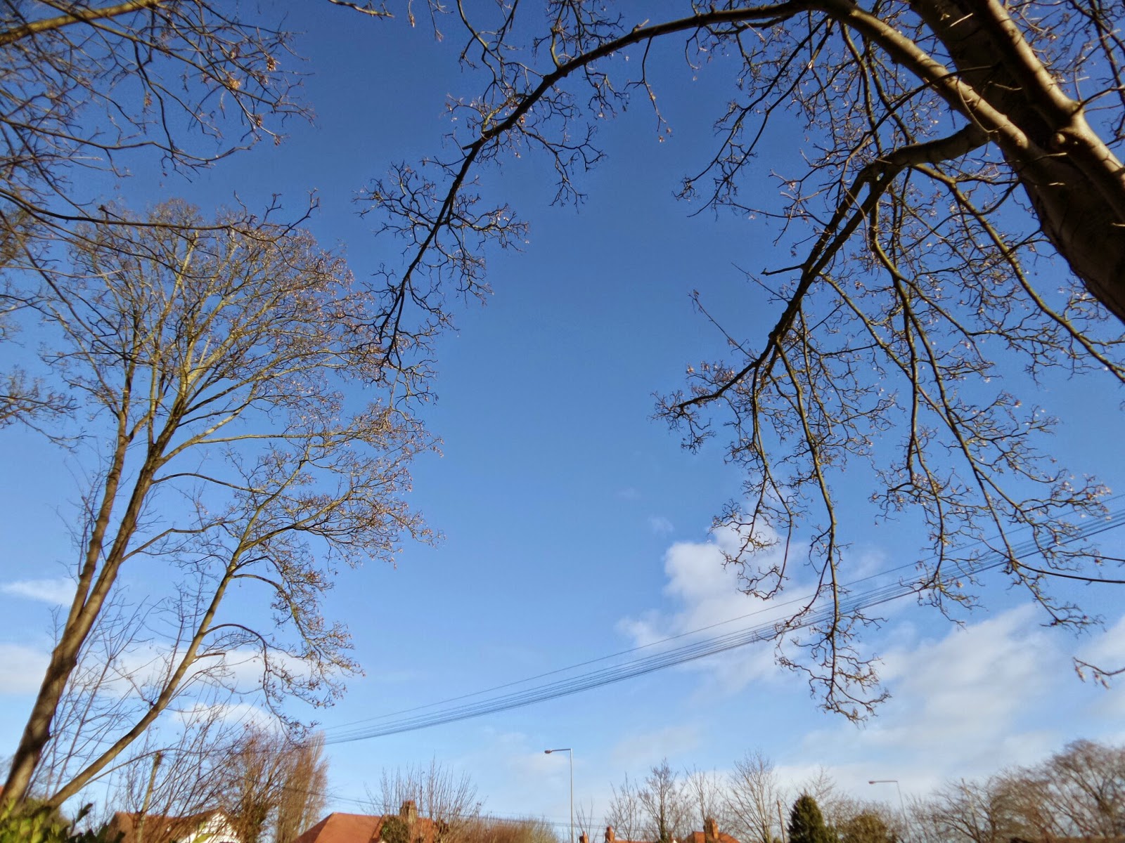 Blue Skies over Milton Keynes... just before the snow!