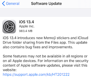 ماهي ميزات تحديث نظام آبل iOS 13.4 تعرف على جميع مميزات نظام آبل iOS 13.4