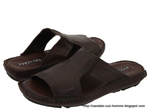 Sandale cuir homme:cuir-675599