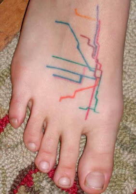 Crazy Foot Tattoos Seen On www.coolpicturegallery.net