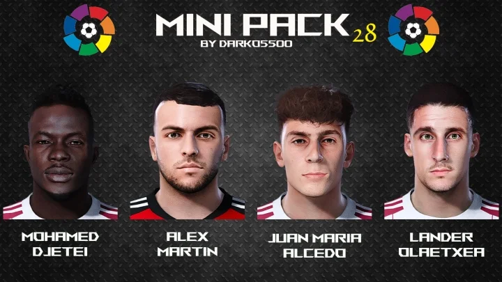 PES 2021 Faces: LaLiga Minipack 26 by Darko5500