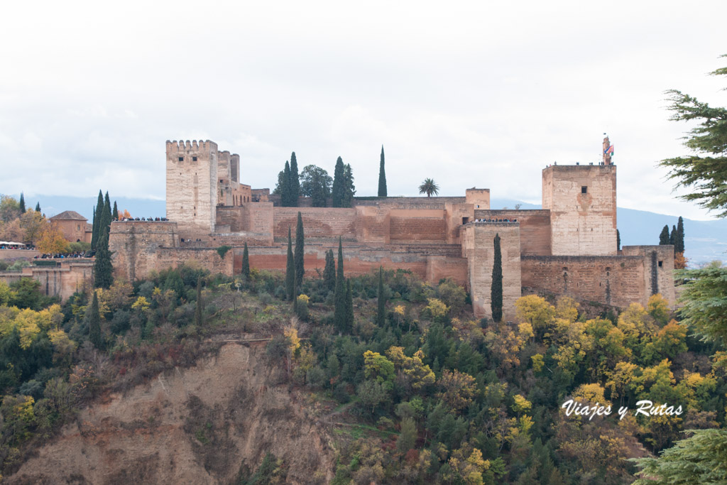 Vista general de La Alhambra de Granada