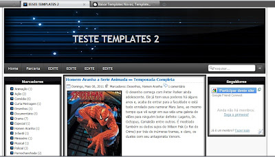 Template Editable Full - Blogger