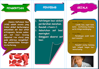 Anira Forever ♥: Contoh Leaflet Anemia Defisiensi Besi