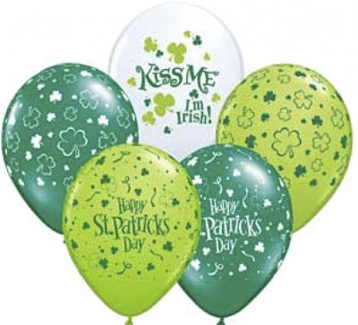St Patrick's Day Balloon Bouquet