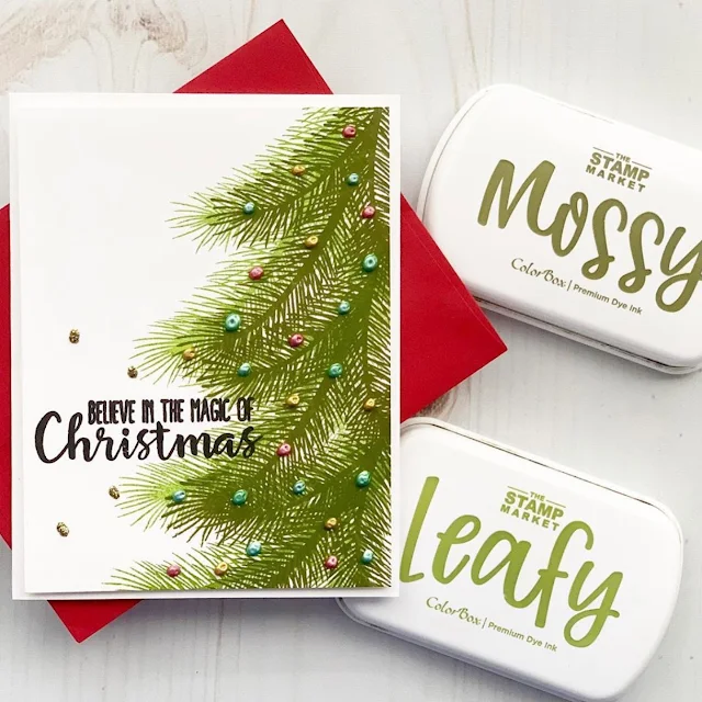 Sunny Studio Stamps: Holiday Style Customer Card by Lieschen Harshbarger