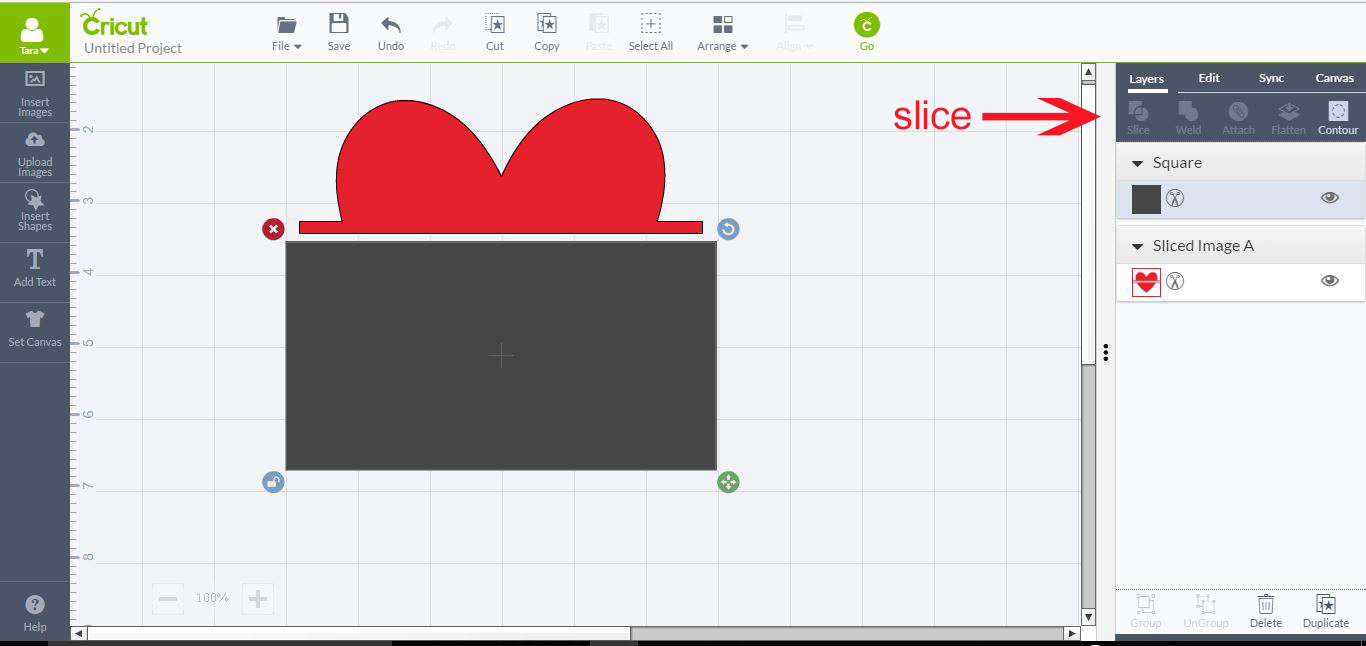 Download How To Use The Slice Tool In Cricut Design Space To Split Images Design Bundles